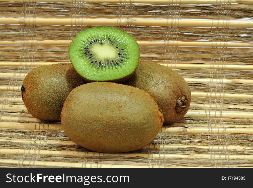 Fruit still life with fresh kiwi. Fruit still life with fresh kiwi