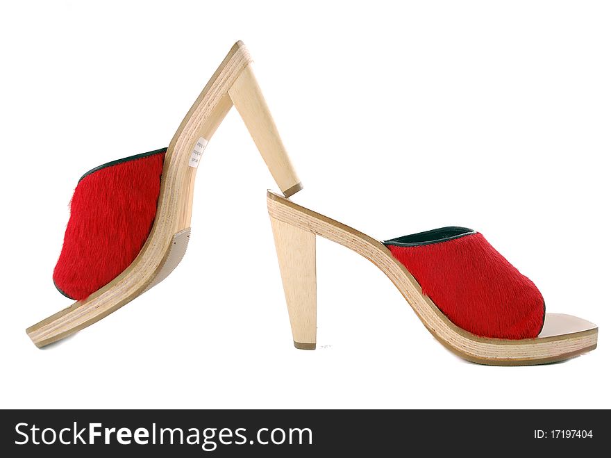 Red Female Shoes