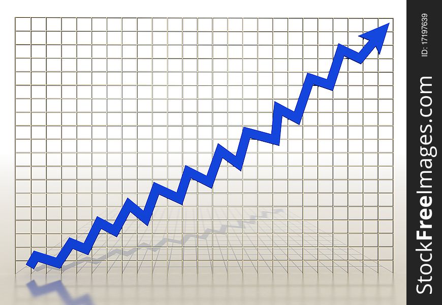 Growth charts from the blue arrows and black mesh on the smooth surface