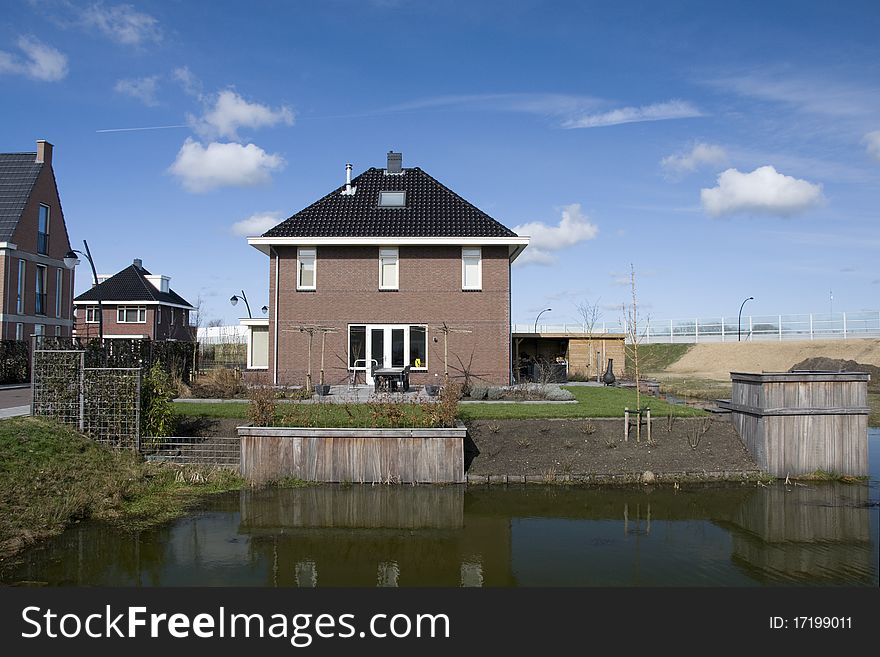 A lot of the countryside disappears for the development of new housing estate