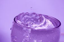 Glass With Waterdrops Royalty Free Stock Photo