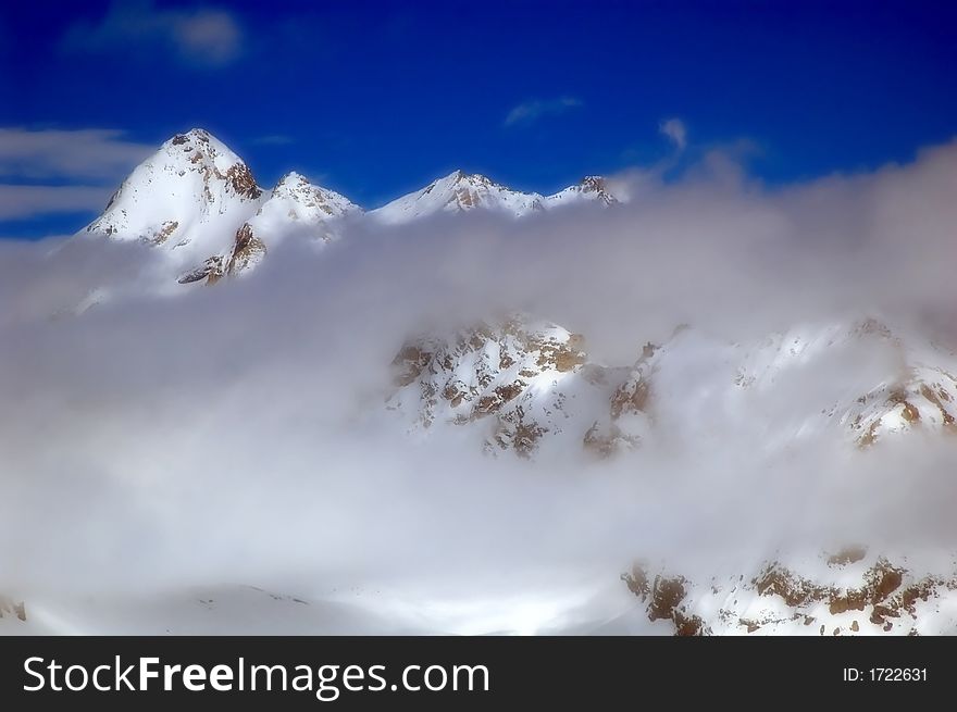 Mountain Landscape With Cloud