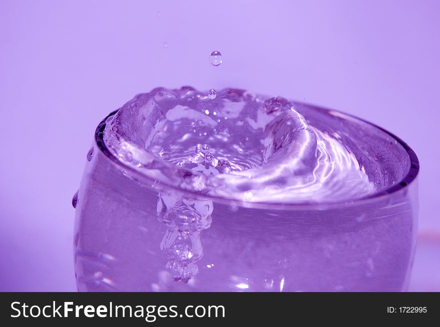 Glass With Waterdrops