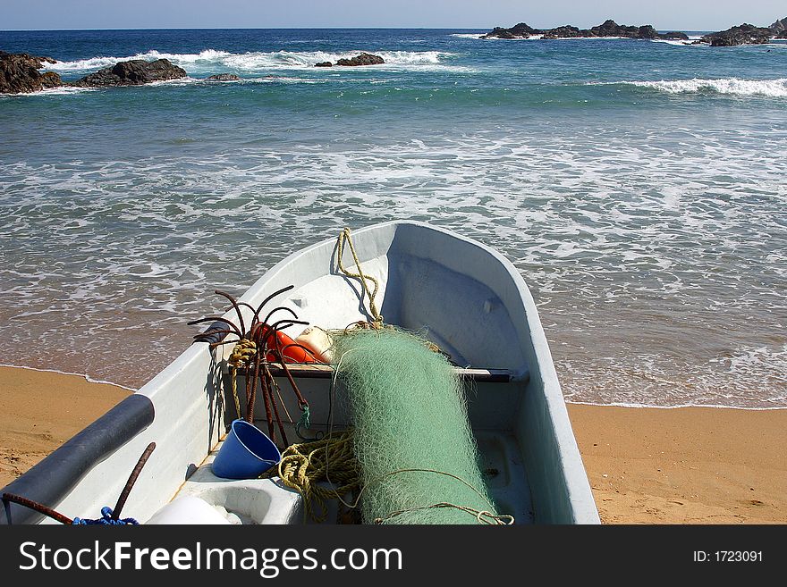 Partial view of the bay of San Agustinillo in the southern state of Oaxaca in Mexico, Latinamerica. Partial view of the bay of San Agustinillo in the southern state of Oaxaca in Mexico, Latinamerica