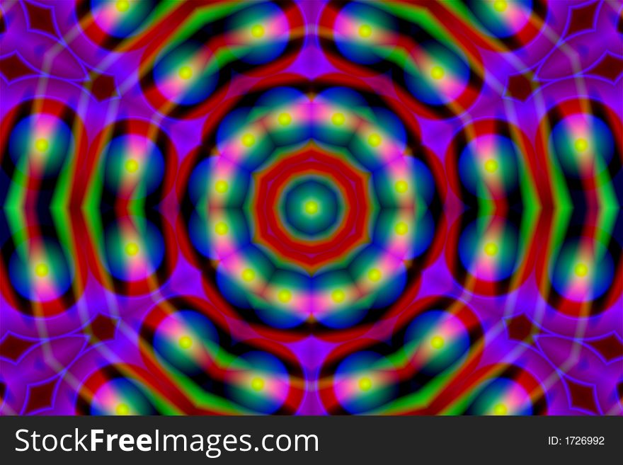 Stock Image of Abstract Kaleidoscope