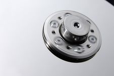 Rotating HDD Spindel Stock Photo Rotating HDD Spindel Stock Photo