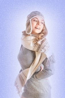 Woman In Winter Clothes Stock Photos Woman In Winter Clothes Stock Photos