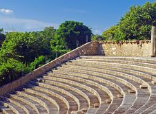 Stone Amphitheater Royalty Free Stock Photography Stone Amphitheater Royalty Free Stock Photography
