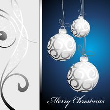 Christmas Background With Balls Stock Photography Christmas Background With Balls Stock Photography