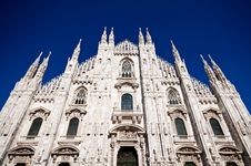 Milan Cathedral Architecture Stock Photo