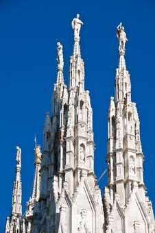 Milan Cathedral Architecture Royalty Free Stock Images