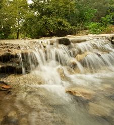 Waterfall In The Forest Royalty Free Stock Images Waterfall In The Forest Royalty Free Stock Images