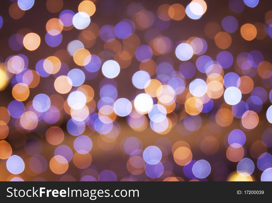 Blurred Christmas Lights