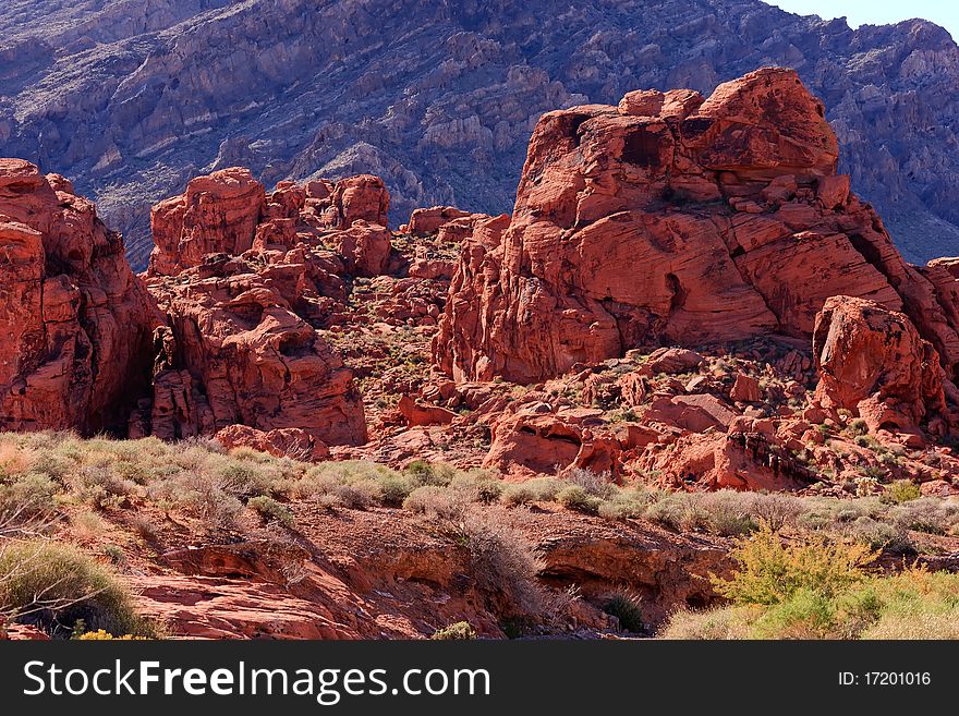 Red rock formation, Valley of Fire National Park, Nevada