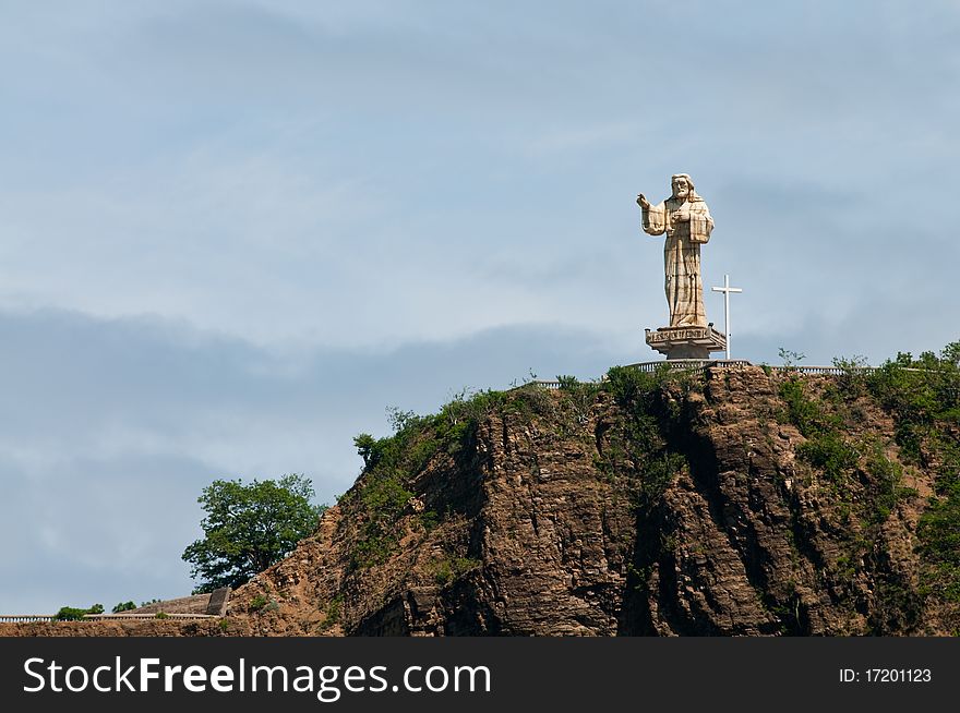 The picture of the Saint of the city in Nicaragua. The picture of the Saint of the city in Nicaragua