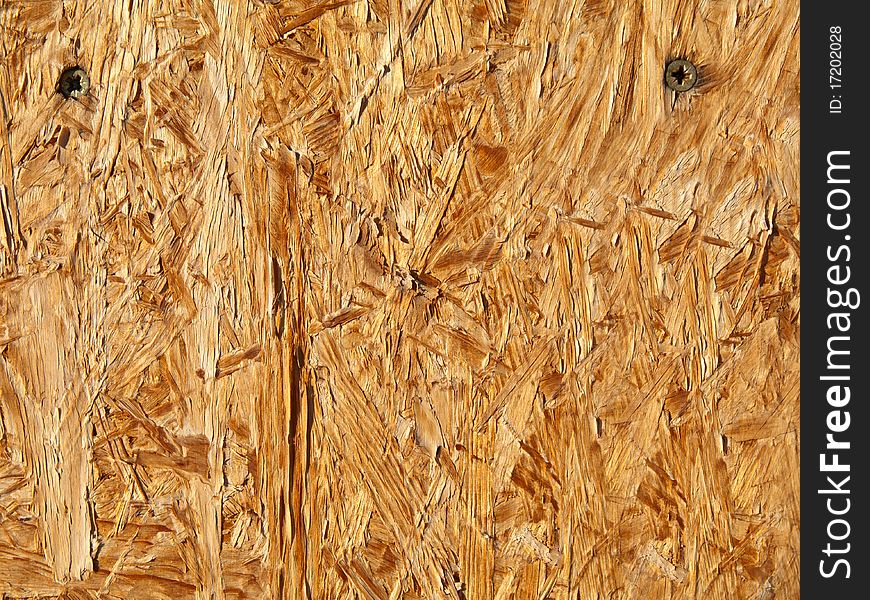 Chipboard background, abstract wall texture