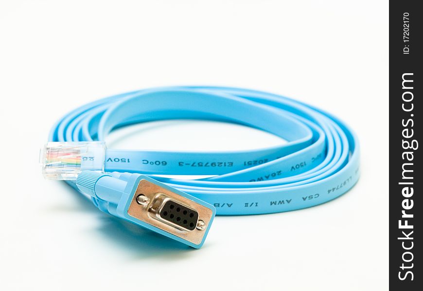 A communication cable with connectors. A communication cable with connectors