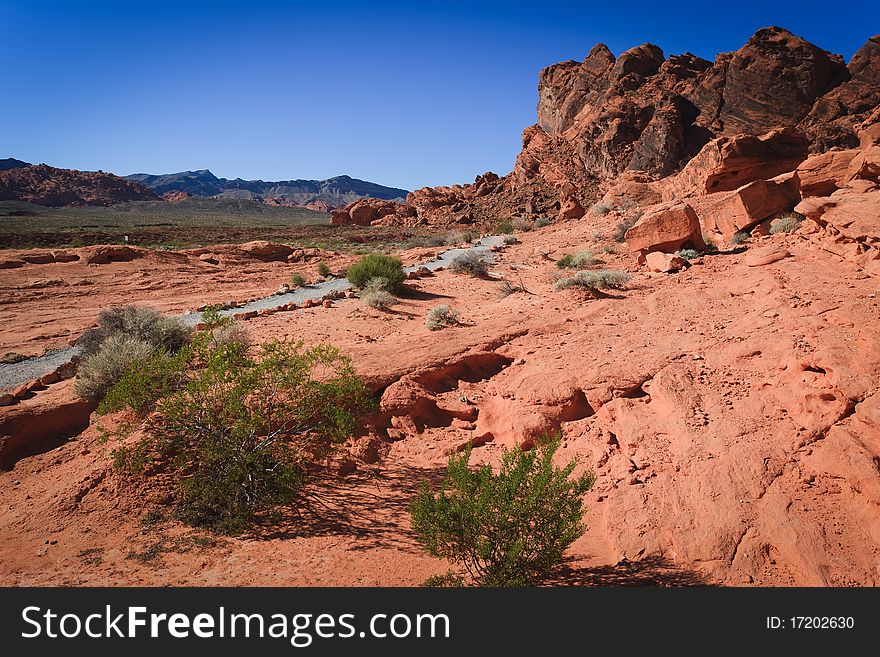 Red rock formation, Valley of Fire National Park, Nevada