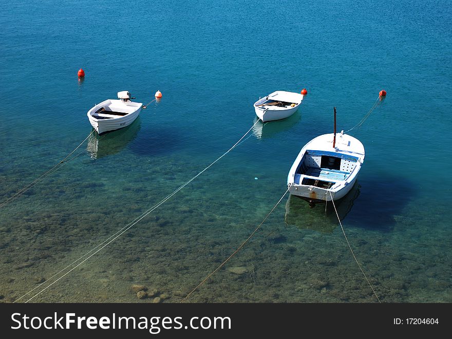 Ships on adriatic sea during day. Ships on adriatic sea during day