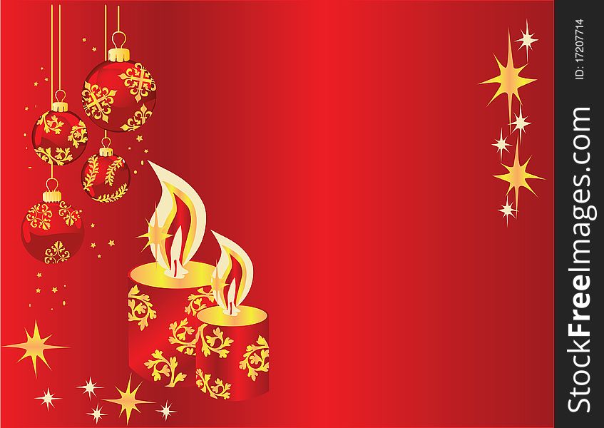 The candle new year Christmas, fire flame, match, pattern, ornament, tape, New Year tree. The candle new year Christmas, fire flame, match, pattern, ornament, tape, New Year tree