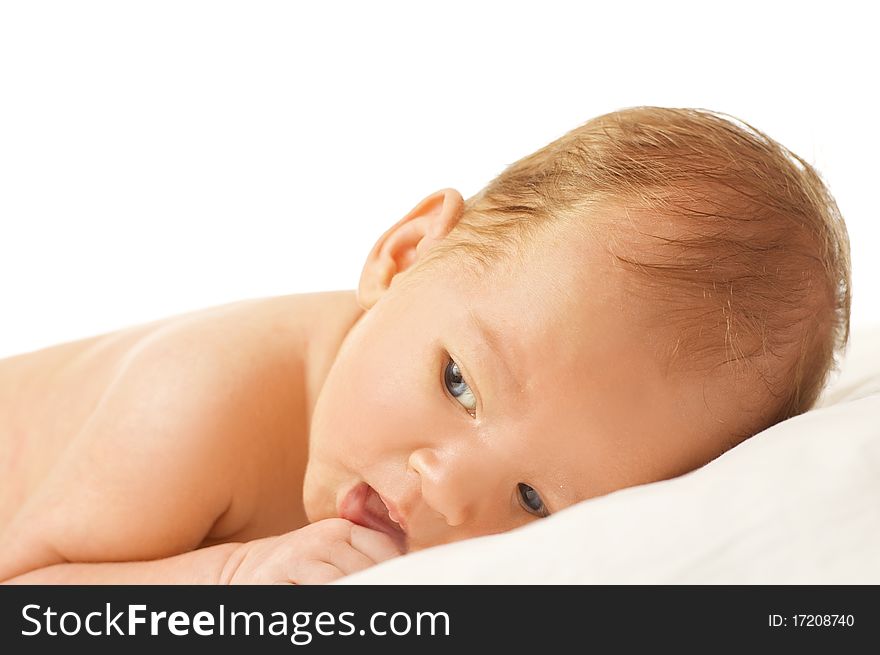 Close-up Portrait Of A Baby