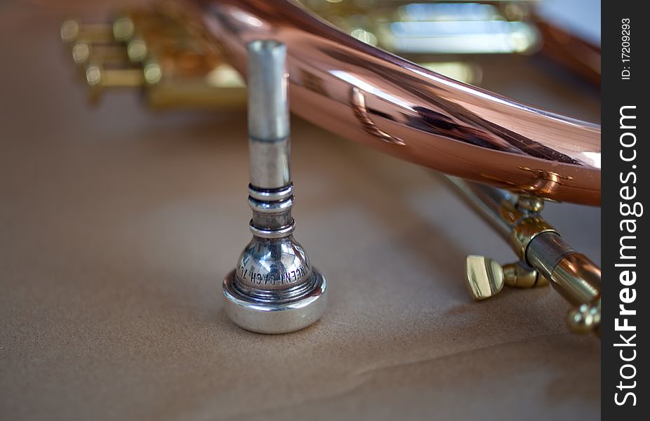 A Embouchure of a trumpet