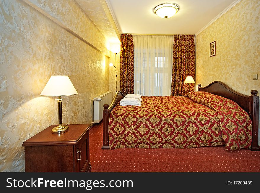 Picture of a luxury hotel room