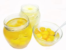 Jar Of Papaya In Syrup Royalty Free Stock Image Jar Of Papaya In Syrup Royalty Free Stock Image