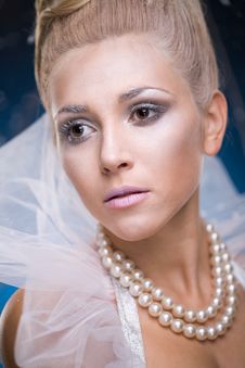 Beauty Woman Under Moon Stock Images Beauty Woman Under Moon Stock Images