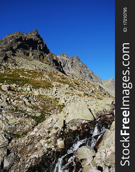 Panorama, the High Tatra Mountains, Slovakia. Panorama, the High Tatra Mountains, Slovakia