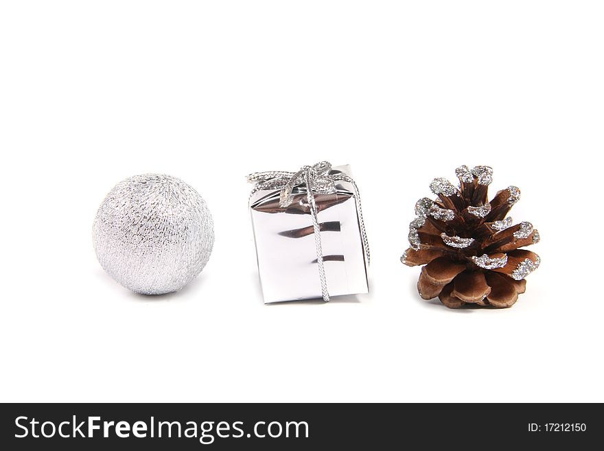 Three decorative objects for christmas