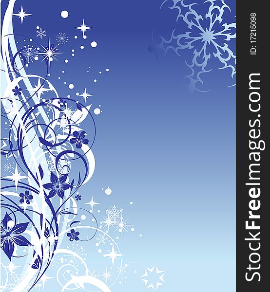 Abstract winter background for design