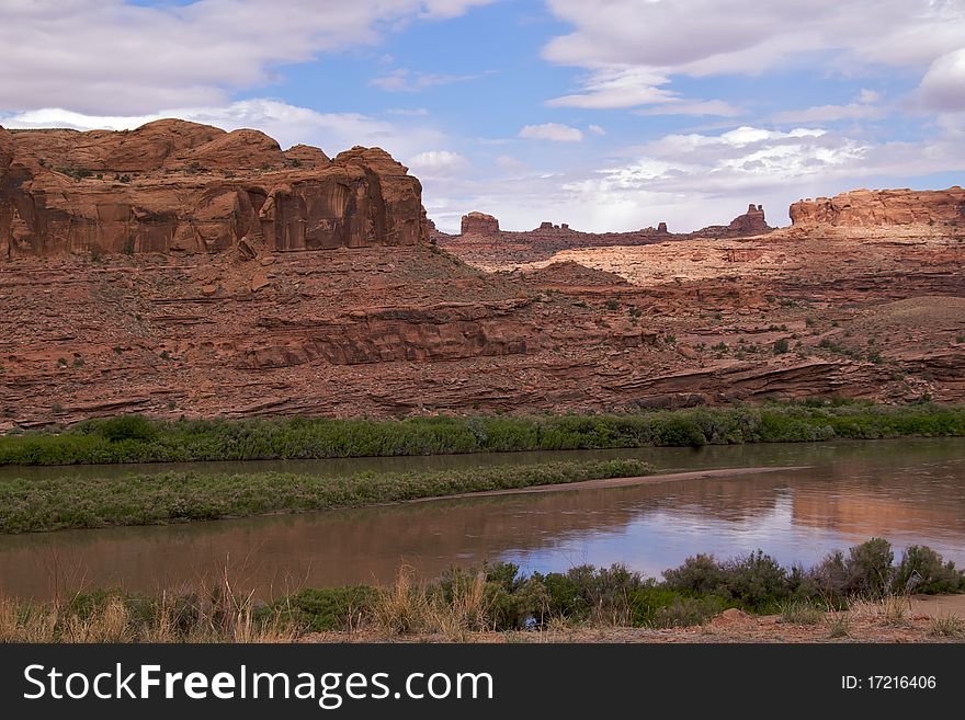 Colorado River, near Moab, just outside Arches National Park