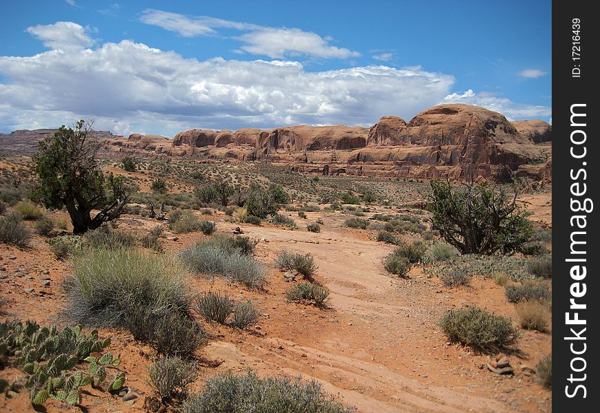 Eerily beautiful Corona Arch Trail, Moab, just outside Arches National Park