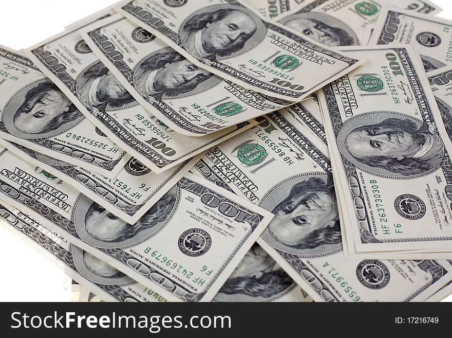 Background with money american hundred dollar bills. Background with money american hundred dollar bills