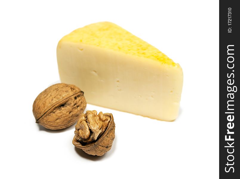 Cheese and walnuts