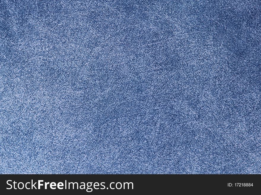 Cotton cloth with blue texture