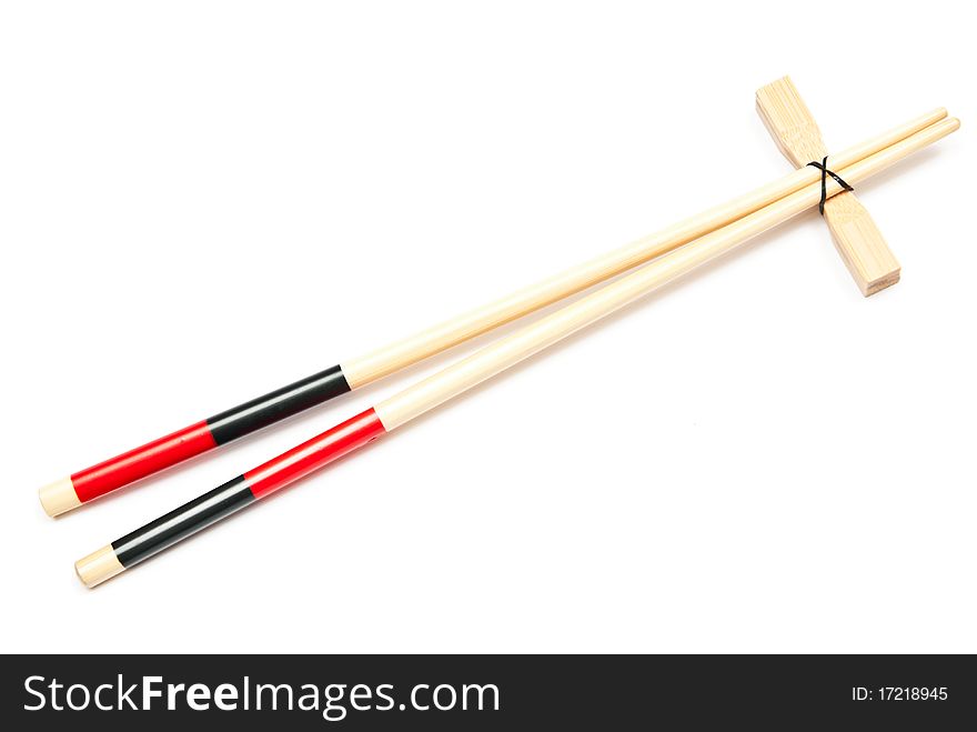 Traditional chinese sticks isolated on white background. Traditional chinese sticks isolated on white background