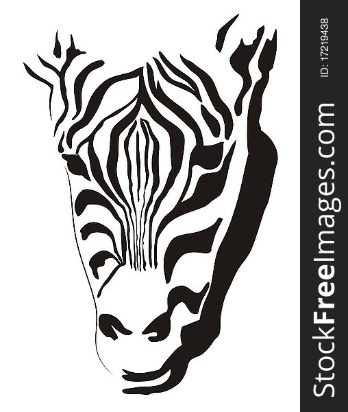Simplified image of an animal, Striped, safari simplified image of an animal, strip. Simplified image of an animal, Striped, safari simplified image of an animal, strip