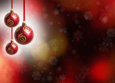 Red Christmas Baubles Stock Images Red Christmas Baubles Stock Images