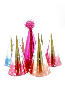 Caps Multi-coloured Royalty Free Stock Photo