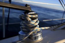 Sailboat Winch Stock Image Sailboat Winch Stock Image