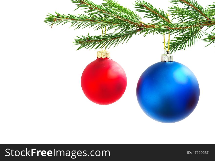 Christmas decoration isolated on the white background. Christmas decoration isolated on the white background