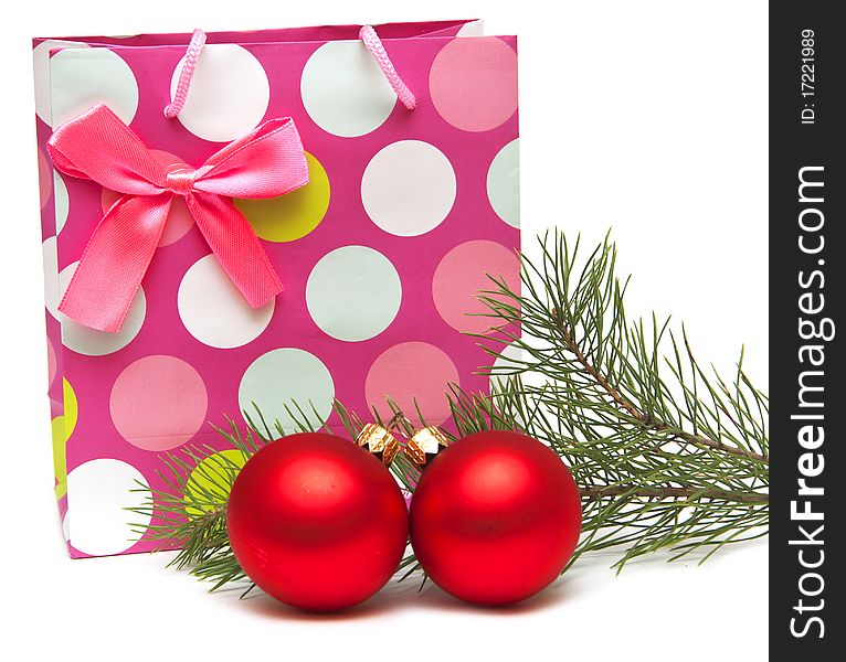 Gift Bag And New Year S Balls