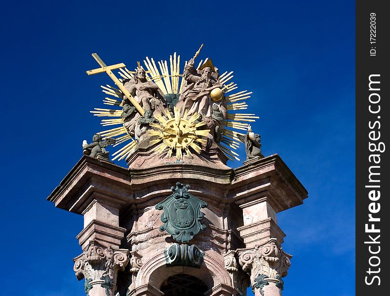 Banska Stiavnica - Holy Trinity column - detail