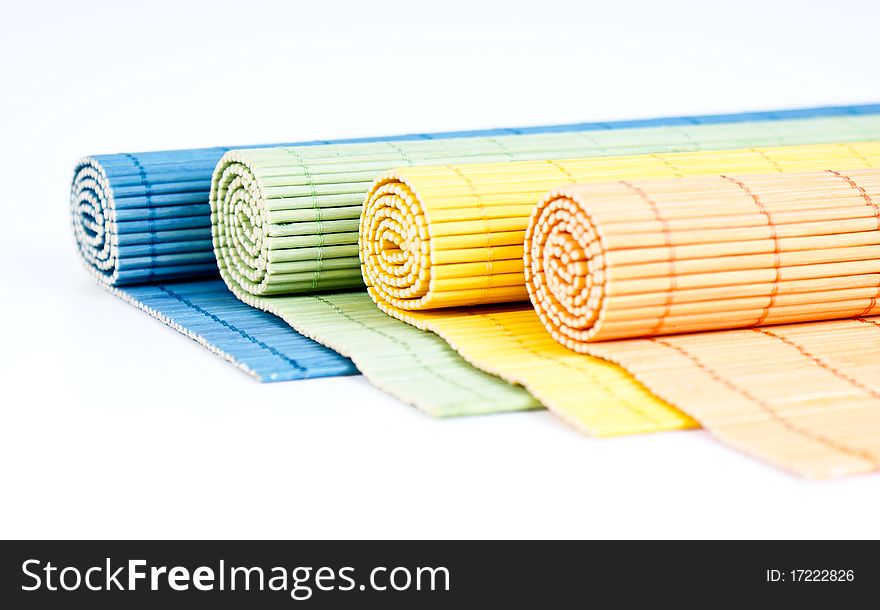 Detail photo texture of wooden roll background