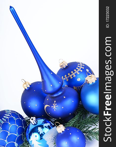 Christmas Blue Balls