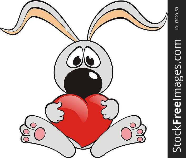 Rabbit With A Heart
