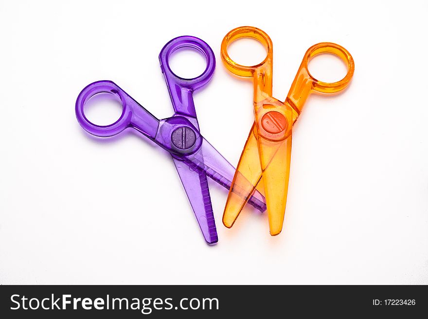 Colourful Plastic Scissors
