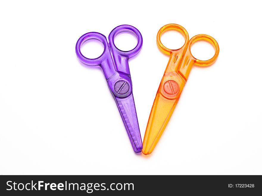 Colourful Plastic Scissors